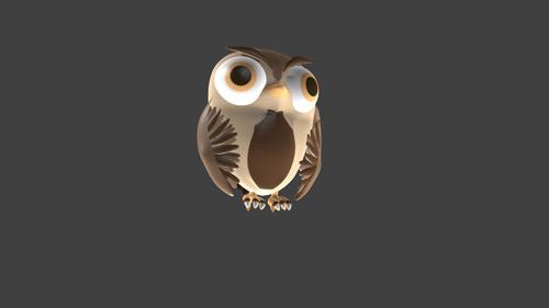 Baby Owl Character preview image